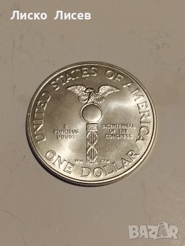 САЩ 1 долар 1989г., снимка 11 - Нумизматика и бонистика - 54057442