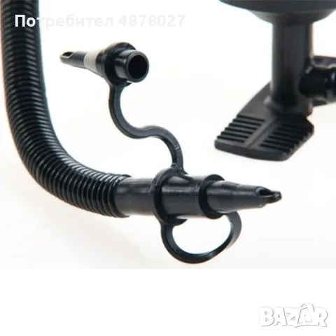 Ръчна помпа за надуване INTEX 68612 с вентилационен маркуч и 3 броя накрайници, снимка 4 - Надуваеми легла - 55337799