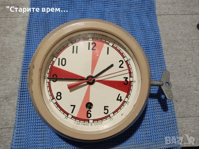 ⚓ВОЕНЕН КОРАБЕН ЧАСОВНИК СССР, снимка 4 - Антикварни и старинни предмети - 54094692