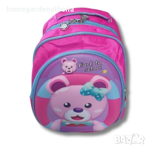 Детска водоустойчива раница с карикатура 35x31 см, за деца 2-5 години, различни мотиви, снимка 11 - Раници - 54143082