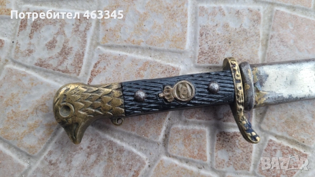 Нож, кама, кинжал, кортик. Румънски кортик, снимка 2 - Антикварни и старинни предмети - 54029858