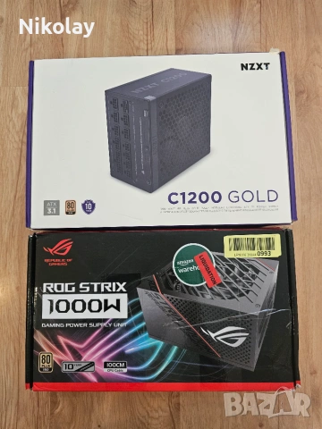 Захранвания NZXT C1200GOLD и Rog Strix 1000W