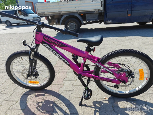 BG Алуминиев велосипед 20" MARTY розов, снимка 8 - Велосипеди - 54334584