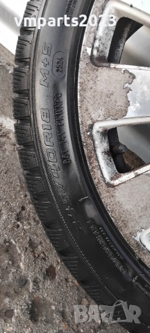 18" джанти Audi 5x112 et48 8J с зимни гуми, снимка 6 - Гуми и джанти - 54905163