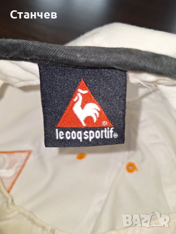 ригинална спортна шапка с козирка Le Coq Sportif – Бяла, 100% памук, снимка 2 - Шапки - 55036936