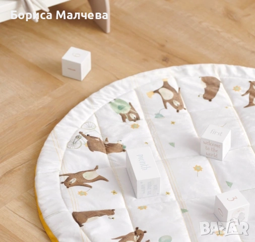 Килимче за игра за бебе 90см