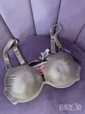 Дамски златист бански , снимка 2 - Бански костюми - 55607738
