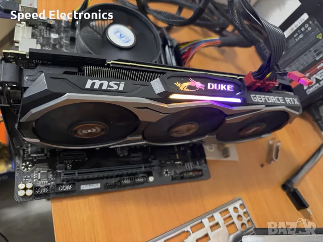 MSI DUKE RTX 2080 8GB, снимка 3 - Видеокарти - 55680255