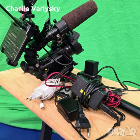 Canon X25 / XH A1 Mobile Streaming & ENG комплект с GPD PC, XLR аудио, монитор и Velbon монопод, снимка 7 - Камери - 54508515