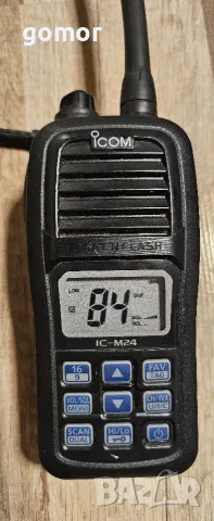 Морска VHF радиостанция Icom IC‑M24 – водоустойчива, плаваща, 5 W, снимка 7 - Друга електроника - 55564941