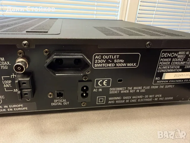 CD ресивър Denon RCD-100, снимка 5 - Ресийвъри, усилватели, смесителни пултове - 55319722