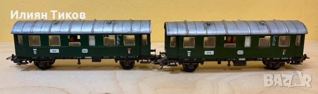 Два пътнически вагона Lima 1-ва и 2-ра класа администрация DB влак, влакче, локомотив, снимка 8 - Влакчета, самолети, хеликоптери - 54115266