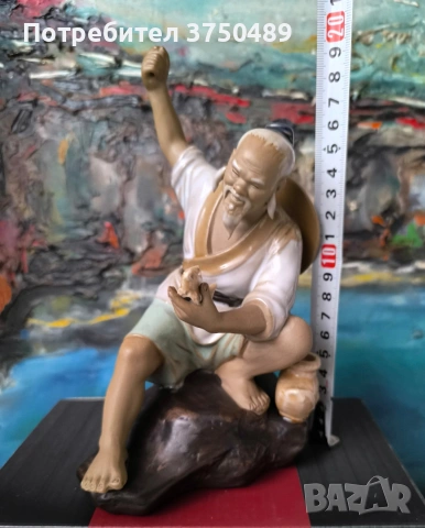 Фигурка на рибар, снимка 4 - Статуетки - 54007115
