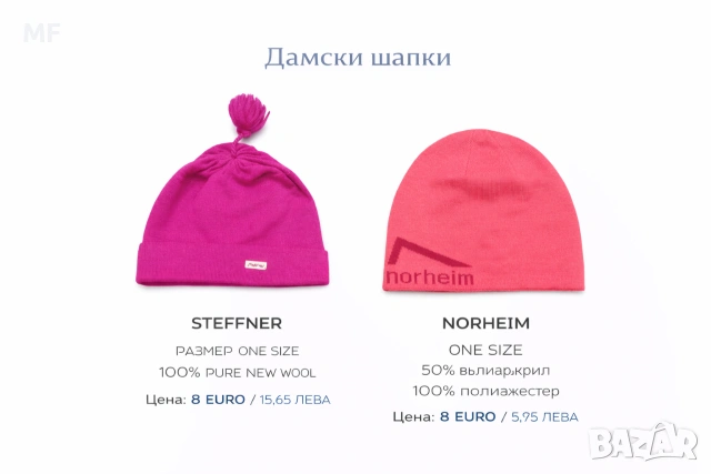 МЕРИНО ВЪЛНЕНИ ПРЕДЛОЖЕНИЯ , снимка 2 - Шапки - 54772792