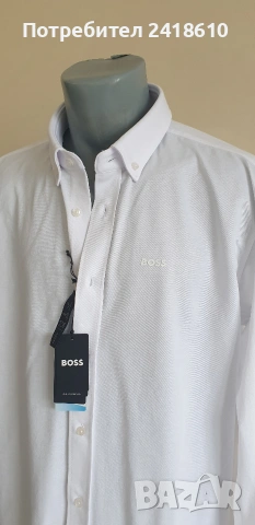 Hugo Boss Cotton Cool Max Regular Fit Cotton Mens Size 44 / 17 /1/2 XL НОВО! ОРИГИНАЛ! Мъжка Риза!, снимка 10 - Ризи - 54883564
