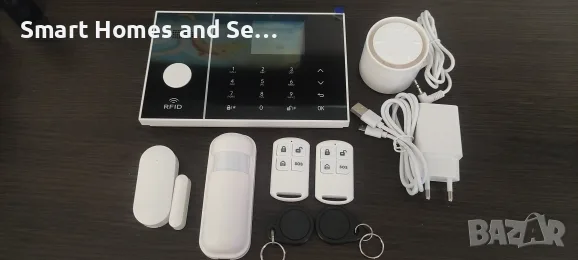 WiFi / GSM Смарт професионална Алармена система за дом, офис, цех, снимка 2 - Други - 43141836