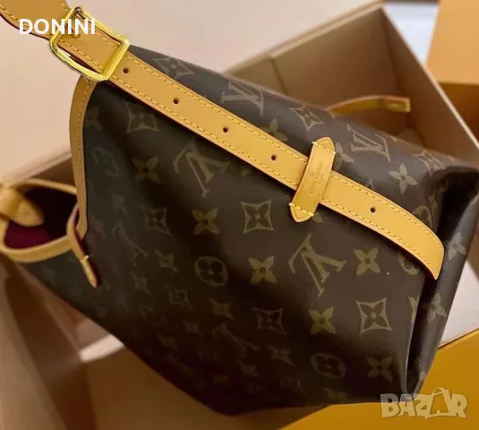 Дамска чанта Louis Vuitton CarryAll, кожа, снимка 4 - Чанти - 55465459