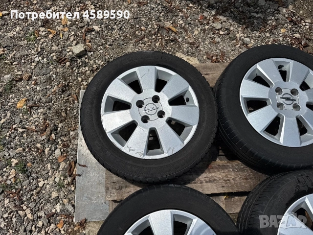 4бр.Алуминиеви джанти 15цола 4x100+ГУМИ за Opel Corsa D,E,Chevrolet Aveo,Fiat Punto, снимка 7 - Гуми и джанти - 55282507
