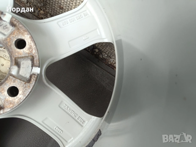 ОРИГИНАЛНИ джанти 17 ' цола 5x112 AUDI A4 A5 A6 / АУДИ VW 7,5J ET28, снимка 10 - Гуми и джанти - 54856639