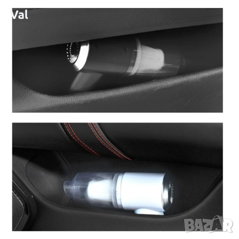 ПРОМОЦИЯ - Компактна безжична прахосмукачка за дома и автомобила 2000mAh, снимка 8 - Прахосмукачки - 54907362