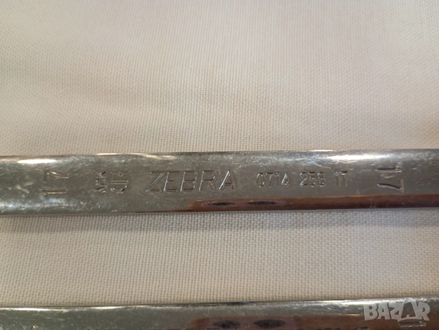 Wurth Zebra звездогаечни ключове с тресчотка 13,17,17, снимка 2 - Ключове - 54653909