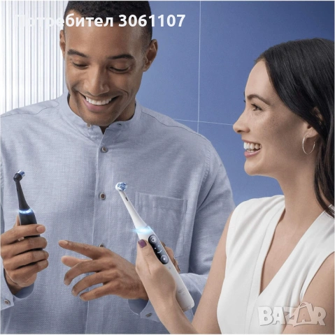 Акумулаторна електрическа четка за зъби Oral-B iO Series 8s с 1 дръжка и изкуствен интелект, черна, снимка 10 - Други - 54519688