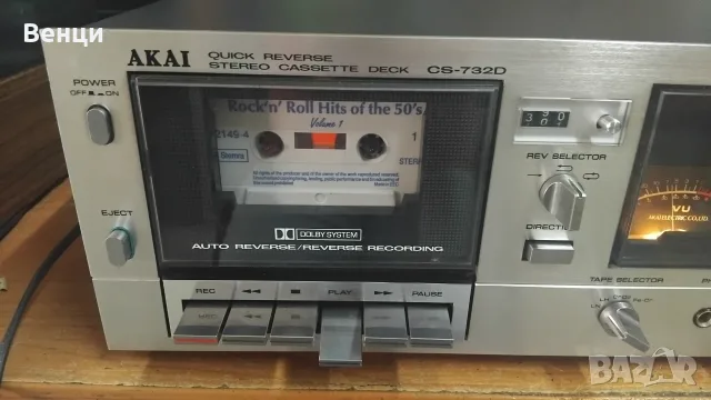 AKAI GXC 732 реверсен дек, снимка 3 - Декове - 55558779