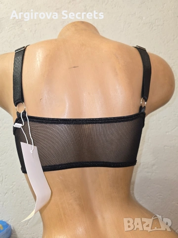 Кожен Сутиен с предно закопчаване 85/В, снимка 5 - Корсети, бюстиета, топове - 54357947