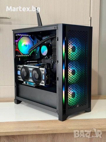 Геймърски компютър Ryzen 5 5600x, GTX 1080, 32GB, водно охлаждане, снимка 9 - Геймърски - 55191694