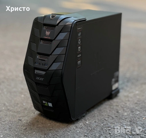 Гейминг компютър Acer Predator G3-710, i7-6700, GTX 950, 8GB RAM, SSD 120GB + HDD 1TB 