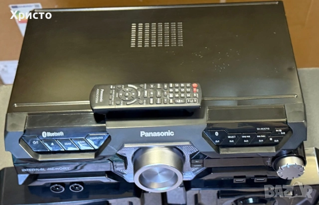Аудио система Panasonic SC-AKX710E-K, 2000W RMS, Bluetooth, Черна  , снимка 3 - Аудиосистеми - 54780353