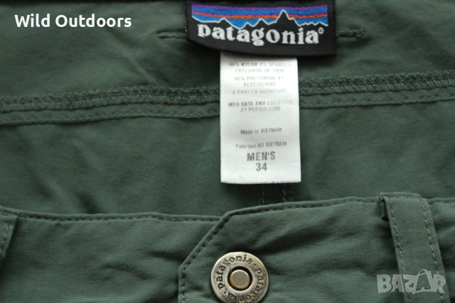 PATAGONIA - мъжки къси панталони, размер 34 (M), снимка 2 - Спортни дрехи, екипи - 55283077