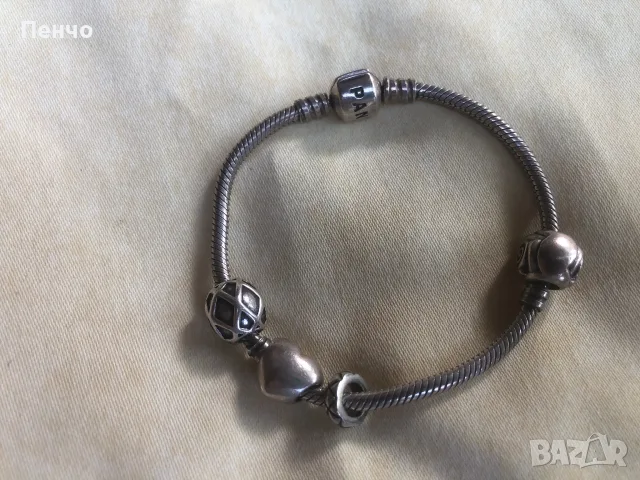 стара сребърна гривна "PANDORA"