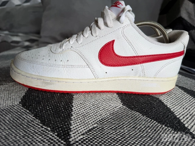 Nike Court Vision LowWhite University Red, снимка 3 - Маратонки - 54903581