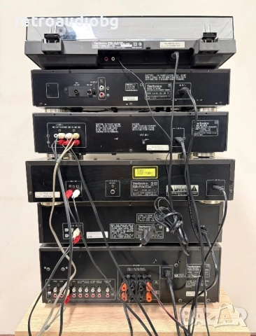 🔈Ретро аудио система - сет TECHNICS - усилвател, сд плеър, дек, тунер, еквалайзер, снимка 3 - Аудиосистеми - 54305477