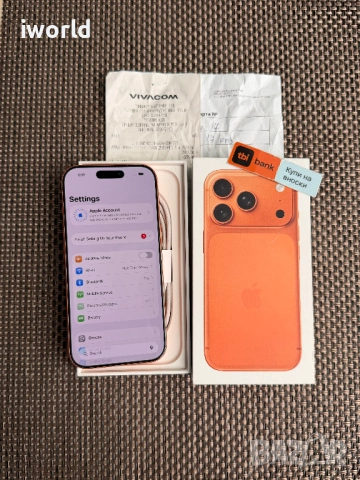 КАТО НОВ❗️24м ГАР. 🔥 iPhone 17 Pro Лизинг от 41€/мес ❗️ Cosmic Orange / 256Gb⚠️, снимка 10 - Apple iPhone - 54687438