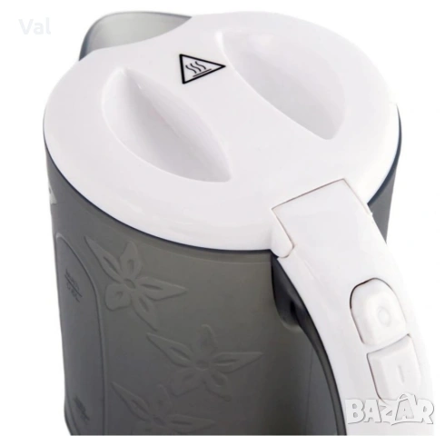 Електрическа кана Adler AD1268, 600W, 0.6l, сив, 2 ГОДИНИ ГАРАНЦИЯ, снимка 7 - Кани - 54922771