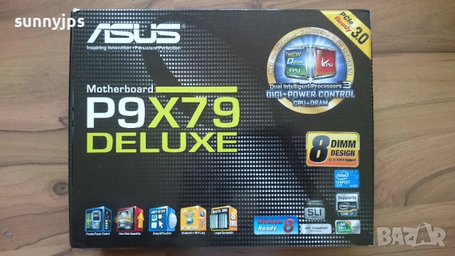 ASUS P9X79 Deluxe LGA2011 + Core i7-3930K + 32GB DDR3
