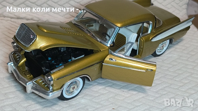 Метална количка Studebaker - мащаб 1:18, снимка 4 - Колекции - 54615131