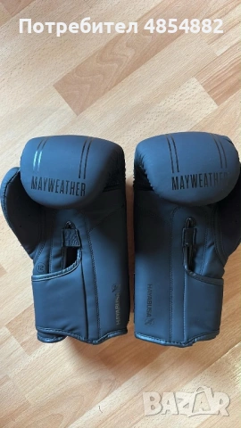 Боксови ръкавици / MAYWEATHER HAYABUSA 12oz, снимка 2 - Бокс - 54885279