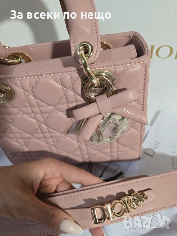Lady Dior Дамска Чанта От Агнешка Кожа Код Brand Luxury Fashion23, снимка 9 - Чанти - 54960771