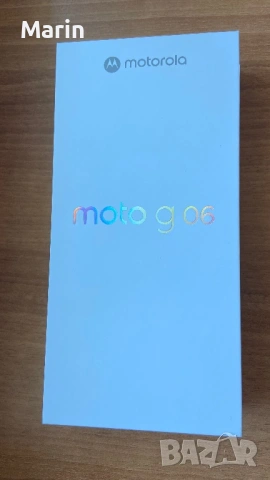 Телефон Motorola moto g 06 128gb нов гаранция 26.05.2028г.
