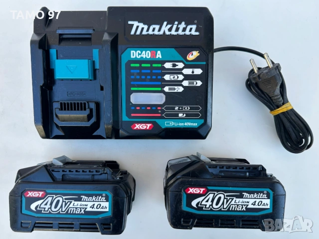 Makita HR 004G - Мощен безчетков перфоратор 2x40V 4.0Ah, снимка 6 - Перфоратори - 54140065
