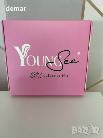 Екстеншъни за коса YoungSee Micro Beads, тъмнокафяви, омбре, 50 см, 50 гр,2-M-C#4/18/4 Кафяви балаяж, снимка 10 - Аксесоари за коса - 55506645