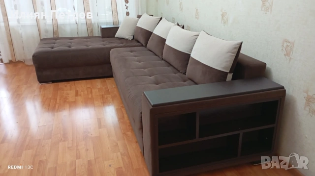 Диван ъглов , снимка 2 - Дивани и мека мебел - 54044650