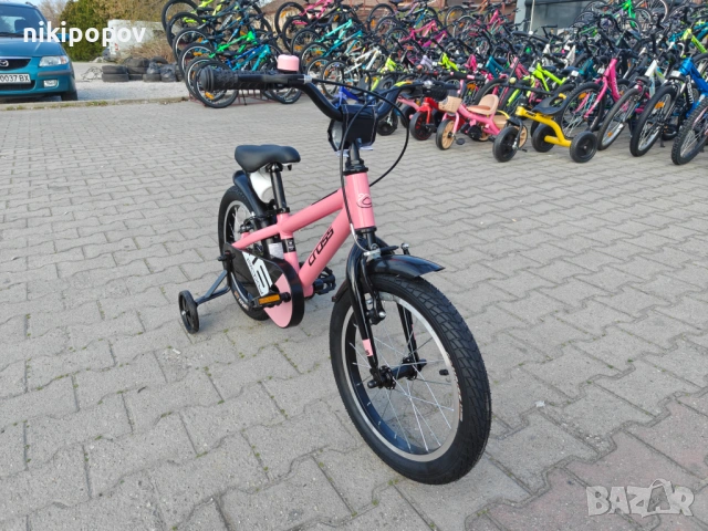 CROSS Алуминиев велосипед 16" ROXY розов, снимка 5 - Велосипеди - 53980807