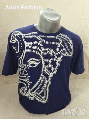 Мъжка поло тениска Versace – eлегантност, снимка 2 - Тениски - 54649892