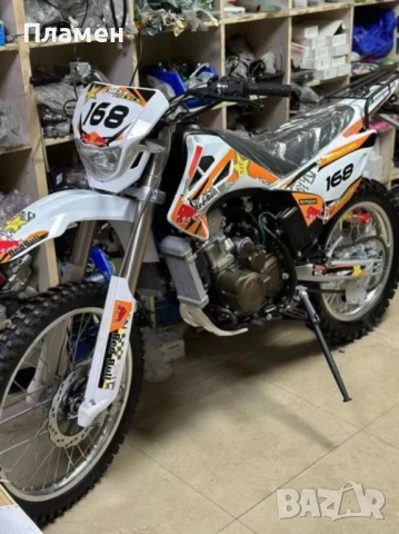 Ендуро 250cc Zongshen • НА 300 км • Като нов • Стартер+Кик • Топ състояние, снимка 4 - Мотоциклети и мототехника - 54145002