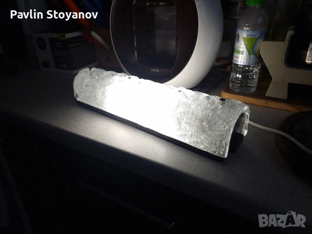 Два аплика с муранско стъкло нови, снимка 7 - Лампи за стена - 53578163