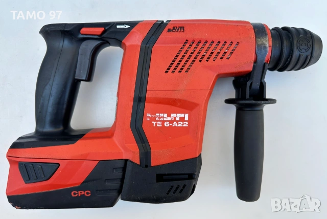 Hilti TE 6-A22 AVR - Акумулаторен безчетков перфоратор 2x22V 5.2Ah, снимка 3 - Перфоратори - 55223150